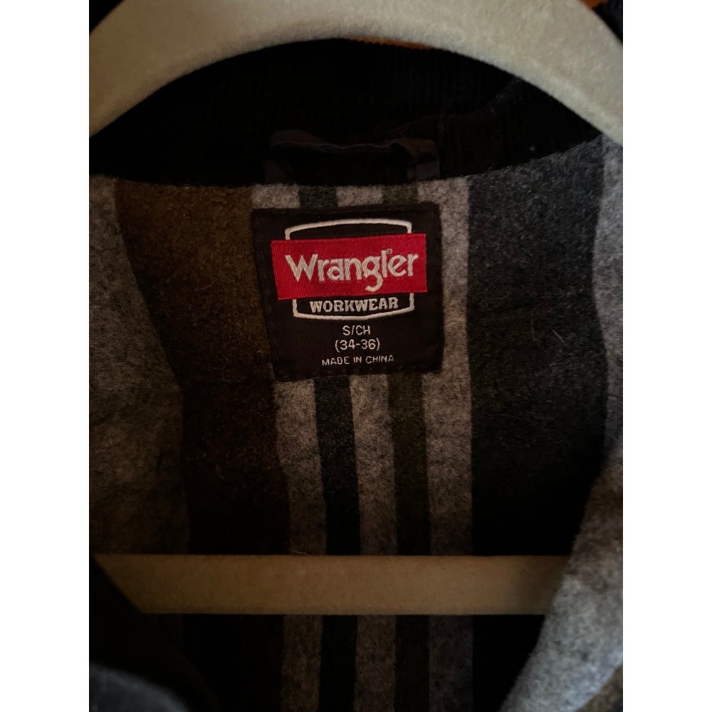 Wrangler Workwear size S 34-36 Jacket Mens‎ Black - Picture 4 of 6